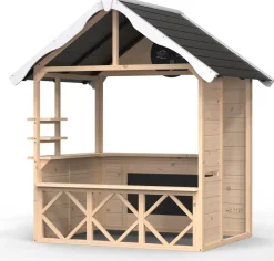 EXIT TOYS Hika Legehus i træ| Gynger, Legehuse Og Sandkasser