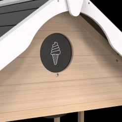 EXIT TOYS Hika Legehus i træ| Gynger, Legehuse Og Sandkasser