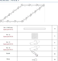 Hjørnefod #12 til bundramme partytelt| Tilbehør Og Reservedele