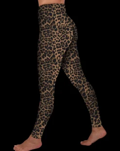 Basic treasure Højtaljede Leggings leopard| Øvrigt Tøj Og Tilbehør