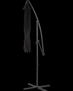 Hængeparasol Ø3 m - sort| Parasoller Og Parasolfødder