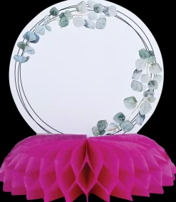 Honeycomb med skilt fuchsia| Festartikler