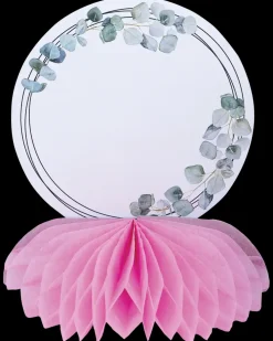 Honeycomb med skilt lyserød| Festartikler