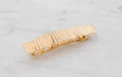 Hårspænde bred - guld| Smykker & Hårpynt