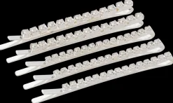 Hårspænde med sten 5 stk. - sølv| Smykker & Hårpynt