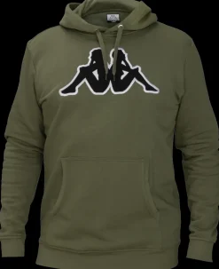 Kappa Hættetrøje Olivengrøn| T-Shirts Og Skjorter