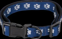 Hundehalsbånd med poter str. L| Hundeseler Og Hundehalsbånd