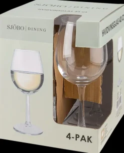 SJÖBO Hvidvinsglas 43 cl 4-pak| Drikkeglas Og Vinglas