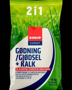 BORUP Expert 2-i-1 Gødning & Kalk - 10 kg| Gødning Og Jord