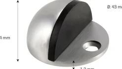 jasa Dørstopper skildpadde børstet Ø43 mm| Dørstoppere