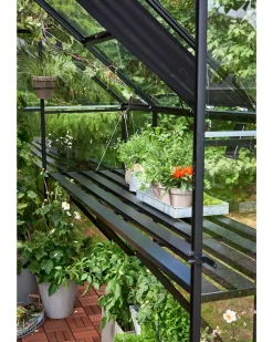 Juliana Drivhusbord integreret Qube 68 - sort| Tilbehør Til Drivhuse