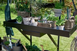 Juliana Drivhusbord integreret 2 sektioner sort| Tilbehør Til Drivhuse