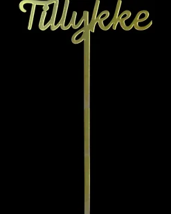 Kagetopper guld - Tillykke| Festartikler