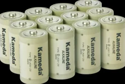 Kameda Alkaline batteri - D 12-pak| Batterier
