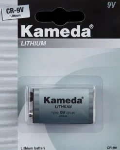 Kameda Lithium batteri - 9 V| Batterier