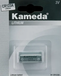 Kameda Lithium batteri - CR123| Batterier