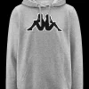 Kappa hoodie grå| T-Shirts Og Skjorter