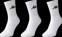 Kappa Strømper 3-pak, Hvid| Strømper Og Arbejdsstrømper