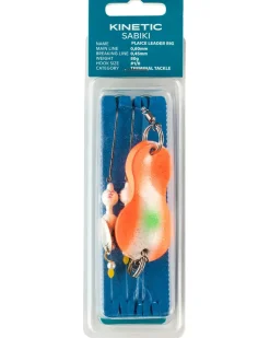 Kinetic Sabiki Plaice Leader 80 g 1/0 - Sunset| Endegrej Og Madding