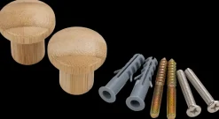 SJÖBO Knage Bambus Ø25 mm - Natur| Knager Og Knagerækker