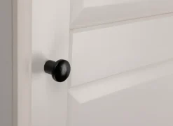 SJÖBO Knage Bambus Ø25 mm - Sort| Knager Og Knagerækker