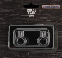 Carlsbad Knage selvklæbende Sort| Badeværelsesartikler