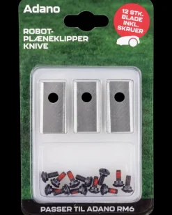 Adano Knivblade 12-pak til Robotplæneklipper| Tilbehør Og Reservedele