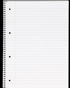 Bantex Kollegieblok linjeret - A4| Kontorartikler