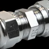 Kompressions samlemuffe 10 mm - krom| Rør Og Fittings