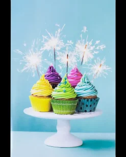 Kort med kuvert 11x17 cm - cupcake| Festartikler