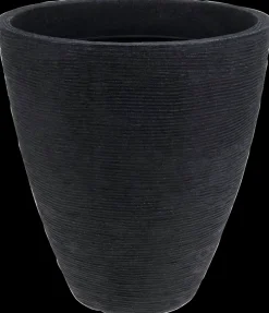 Krukke ribber antracitgrå Ø39 cm| Potter, Krukker Og Plantemøbler