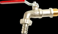 Kugleaftaphane 3/4" M/N med L-greb| Haner Og Ventiler