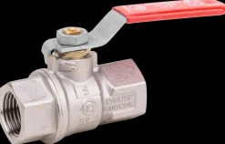 Kuglehane 1/2" M/M med L-greb| Haner Og Ventiler