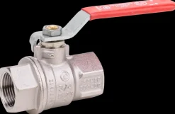 Kuglehane 3/4" M/M med L-greb| Haner Og Ventiler