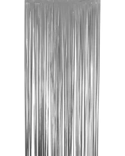 Lametta gardin sølv| Festartikler|Nytårspynt