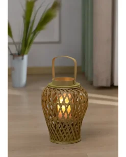 SJÖBO Lanterne i bambus H. 45 cm| Øvrigt Havetilbehør