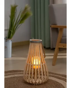 SJÖBO Lanterne i bambus H. 40 cm| Øvrigt Havetilbehør