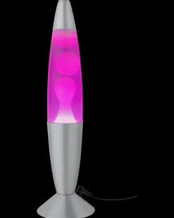 BRIGHT DESIGN Lavalampe H. 34 cm - pink/hvid| Bordlamper