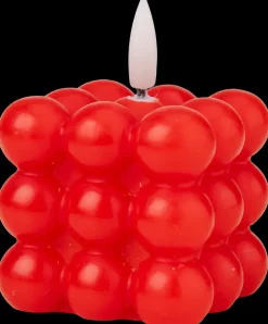 LED Bobbellys 5,5 cm Rød| Lys Og Olielamper