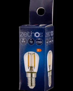 zethos LED-filament 1W E14 T25| Led-Pærer