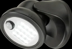 BRIGHT DESIGN LED-lampe med sensor - sort| Lyssensorer
