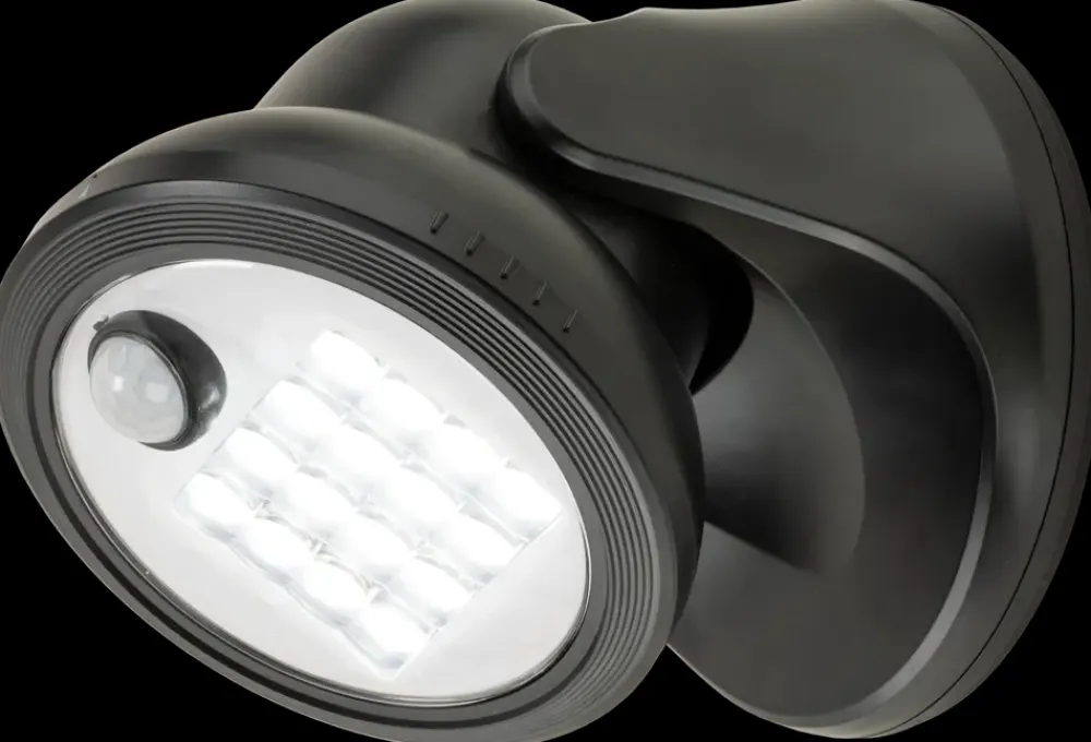 BRIGHT DESIGN LED-lampe med sensor - sort| Lyssensorer