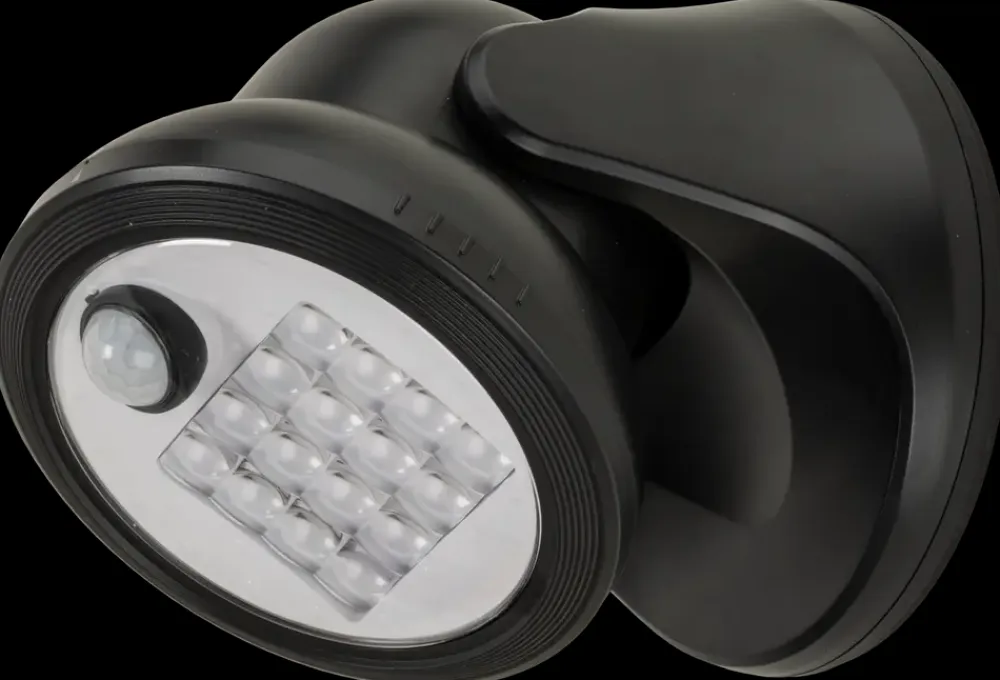 BRIGHT DESIGN LED-lampe med sensor - sort| Lyssensorer