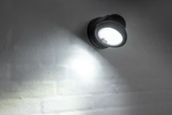 BRIGHT DESIGN LED-lampe med sensor - sort| Lyssensorer