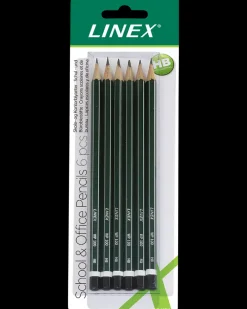 LINEX Earth LINEX WB100 HB Blyanter 6-Pak| Kontorartikler