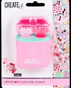 CREATEit! Lippod med læbepomade og lipgloss - Assorterede farver| Kosmetik Og Personlig Pleje