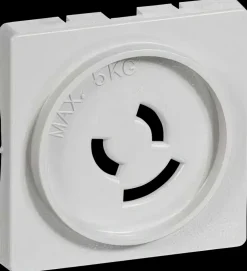 Lauritz Knudsen LK Dæksel lampestik 45 x 45 mm - lysegrå| Lampestik Og -Udtag|Dæksler Og Afdækning