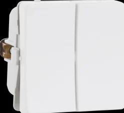 LK FUGA afbryder dobbelt - hvid| Afbrydere Og Stikkontakter