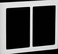 LK FUGA Design ramme SOFT 63 2 x 1 ½ modul - hvid| Rammer