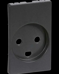 LK FUGA Tangent stikkontakt med jord 1½modul koksgrå| Tangenter